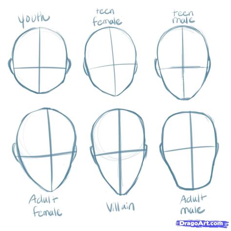 anime head structure|Draw Anime Head: A Step.